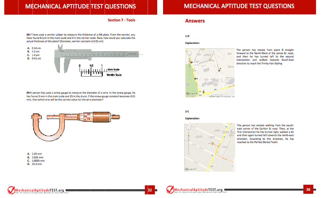 Free Mechanical And Electrical Aptitude Test